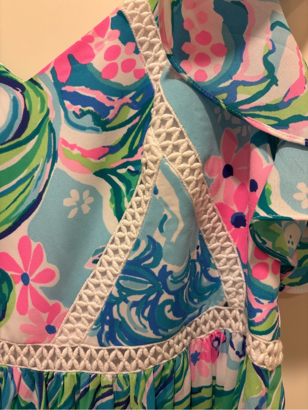 Lilly Pulitzer Ivie Maxi Dress Kitten Around - Picture 3 of 5